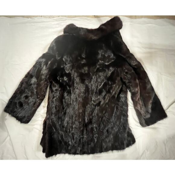 Vintage Robinson’s Fur Coat Jacket, Woman Size: M - Brown - Picture 2 of 15